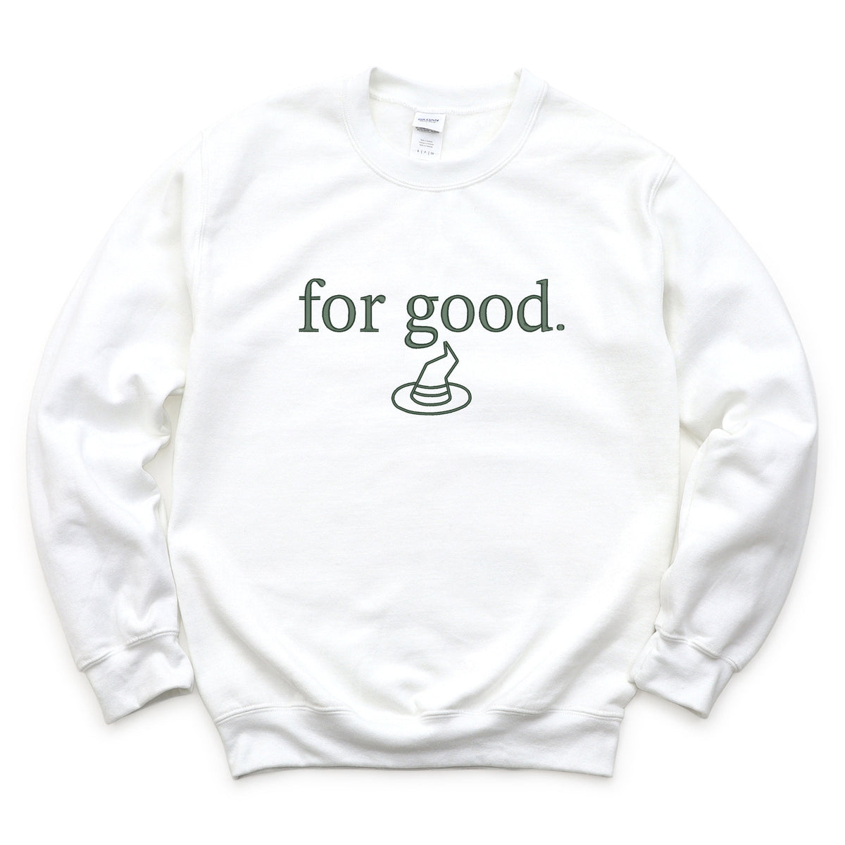 Embroidered Witch For Good - Women's Graphic Sweatshirt