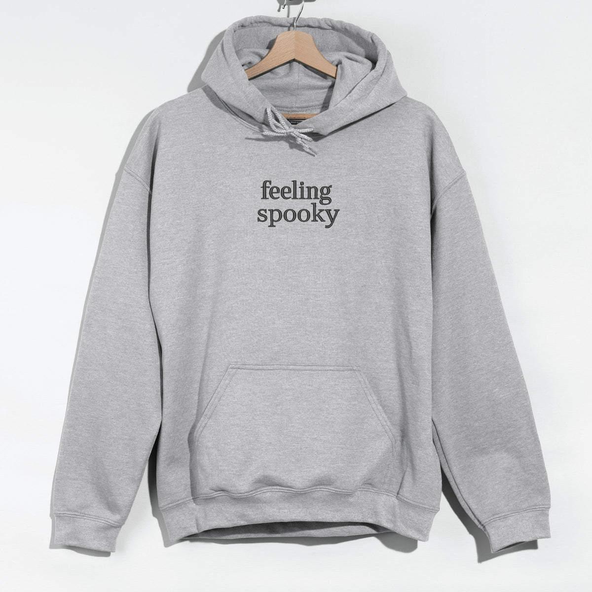 Embroidered Feeling Spooky - Women's Graphic Hoodie