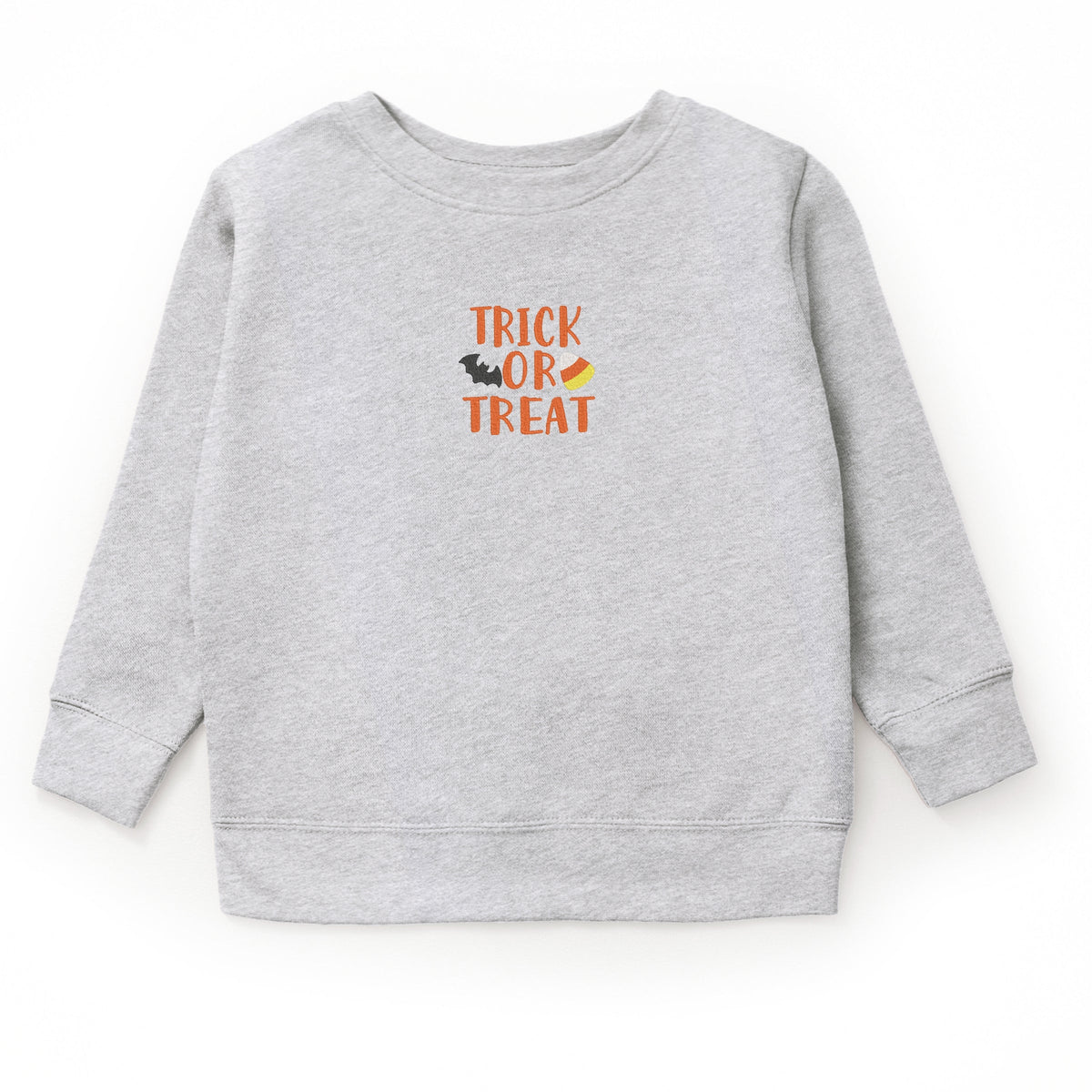 Embroidered Candy Corn Trick or Treat - Youth Graphic Sweatshirt