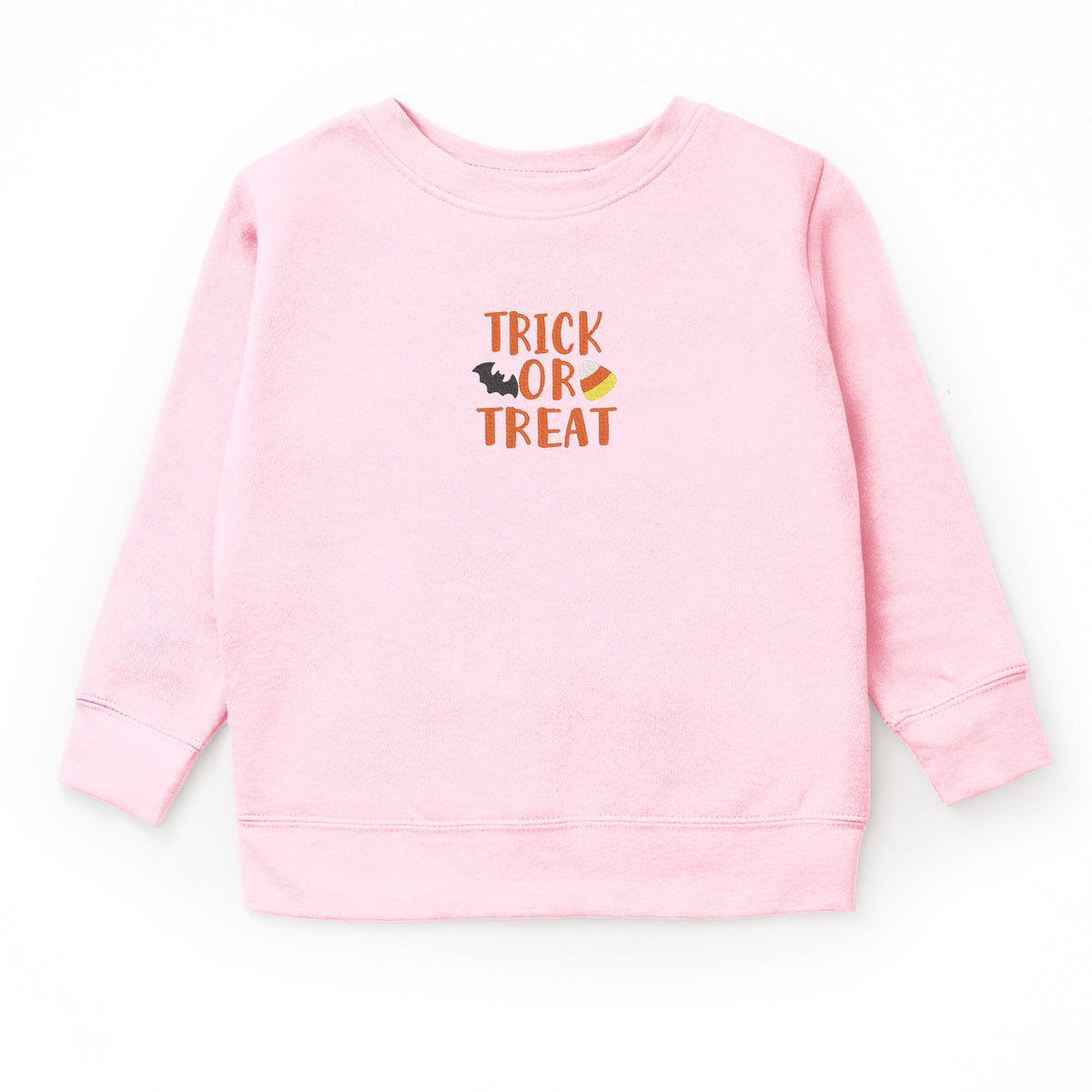 Embroidered Candy Corn Trick or Treat - Youth Graphic Sweatshirt