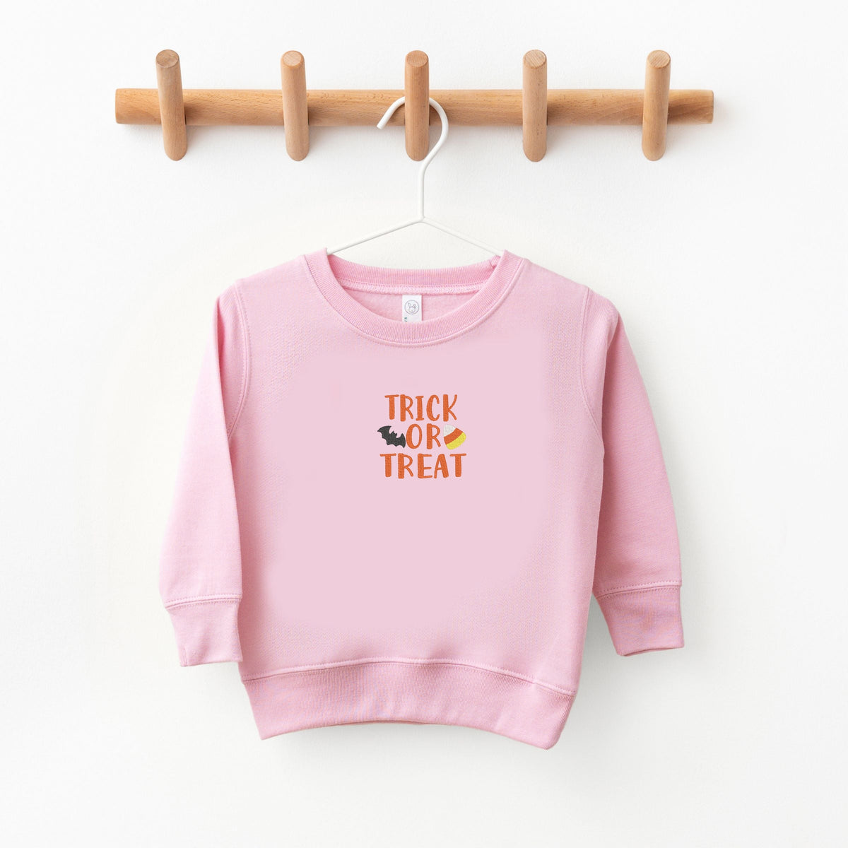 Embroidered Candy Corn Trick or Treat - Youth Graphic Sweatshirt
