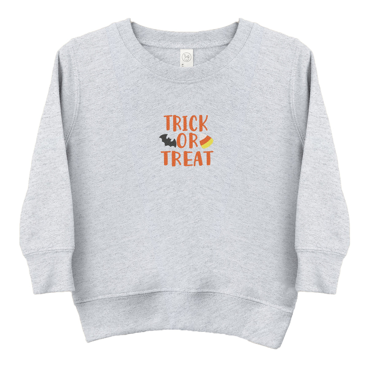 Embroidered Candy Corn Trick or Treat - Toddler Graphic Sweatshirt