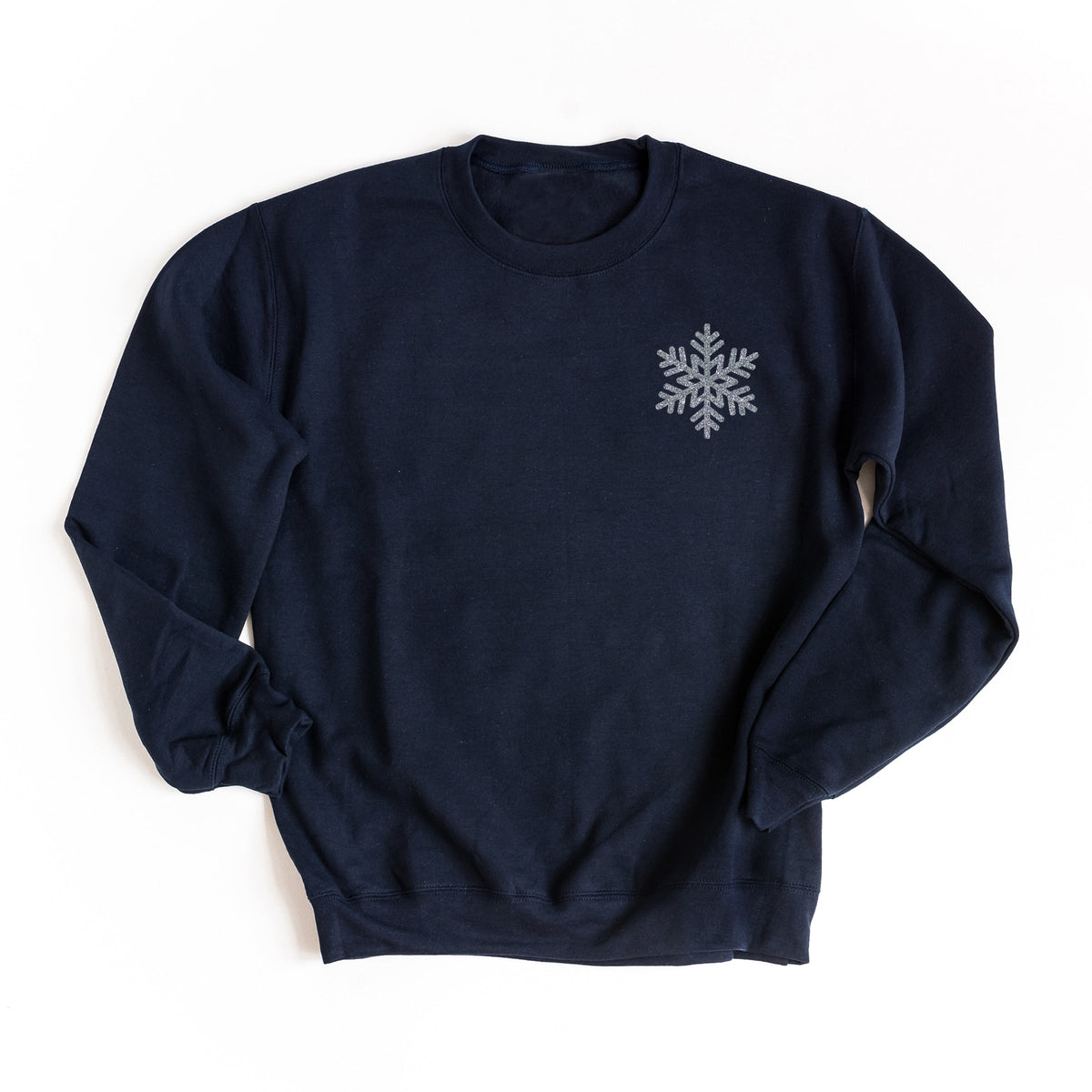 Embroidered Snowflake - Women's Graphic Sweatshirt