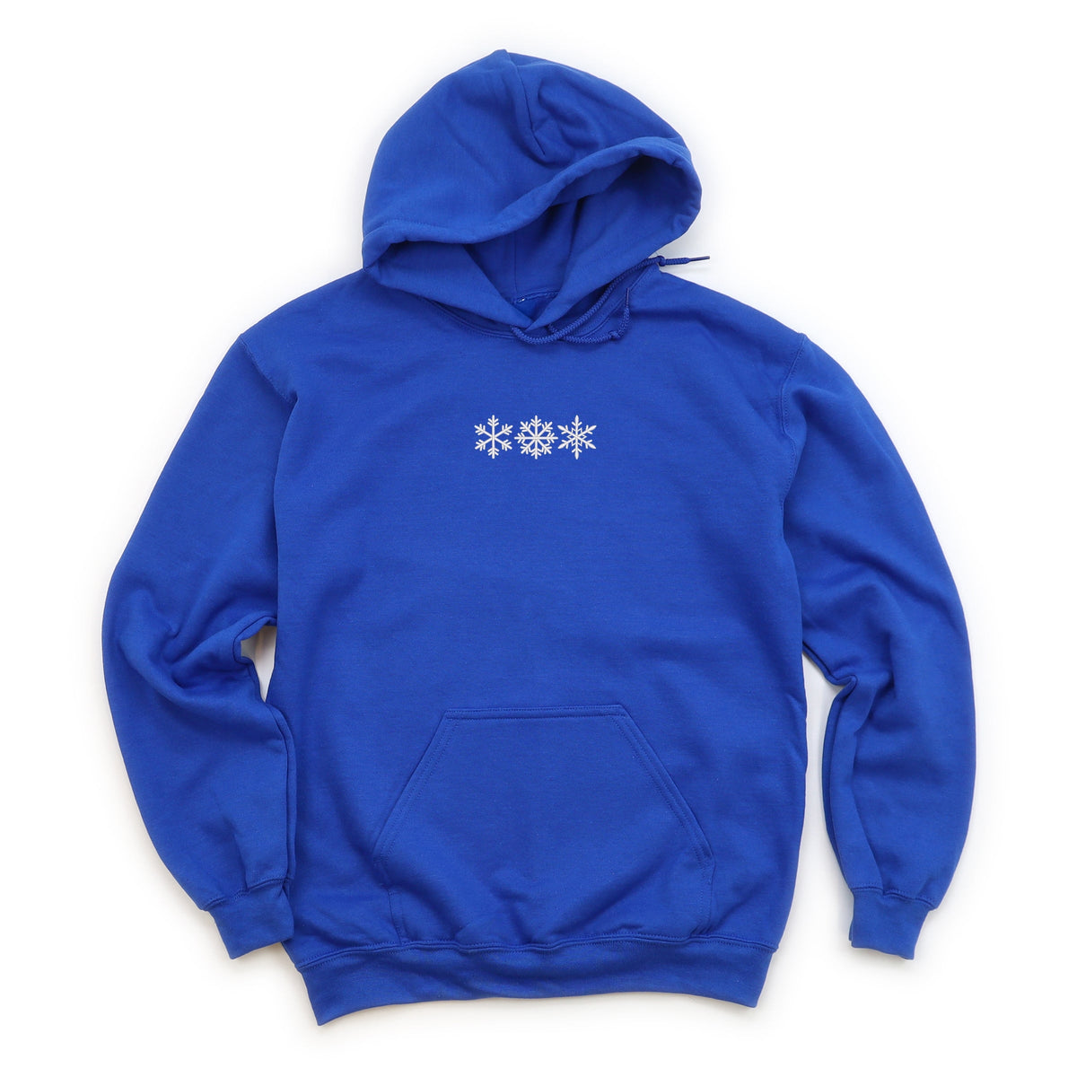 Embroidered 3 Snowflakes - Women's Graphic Hoodie