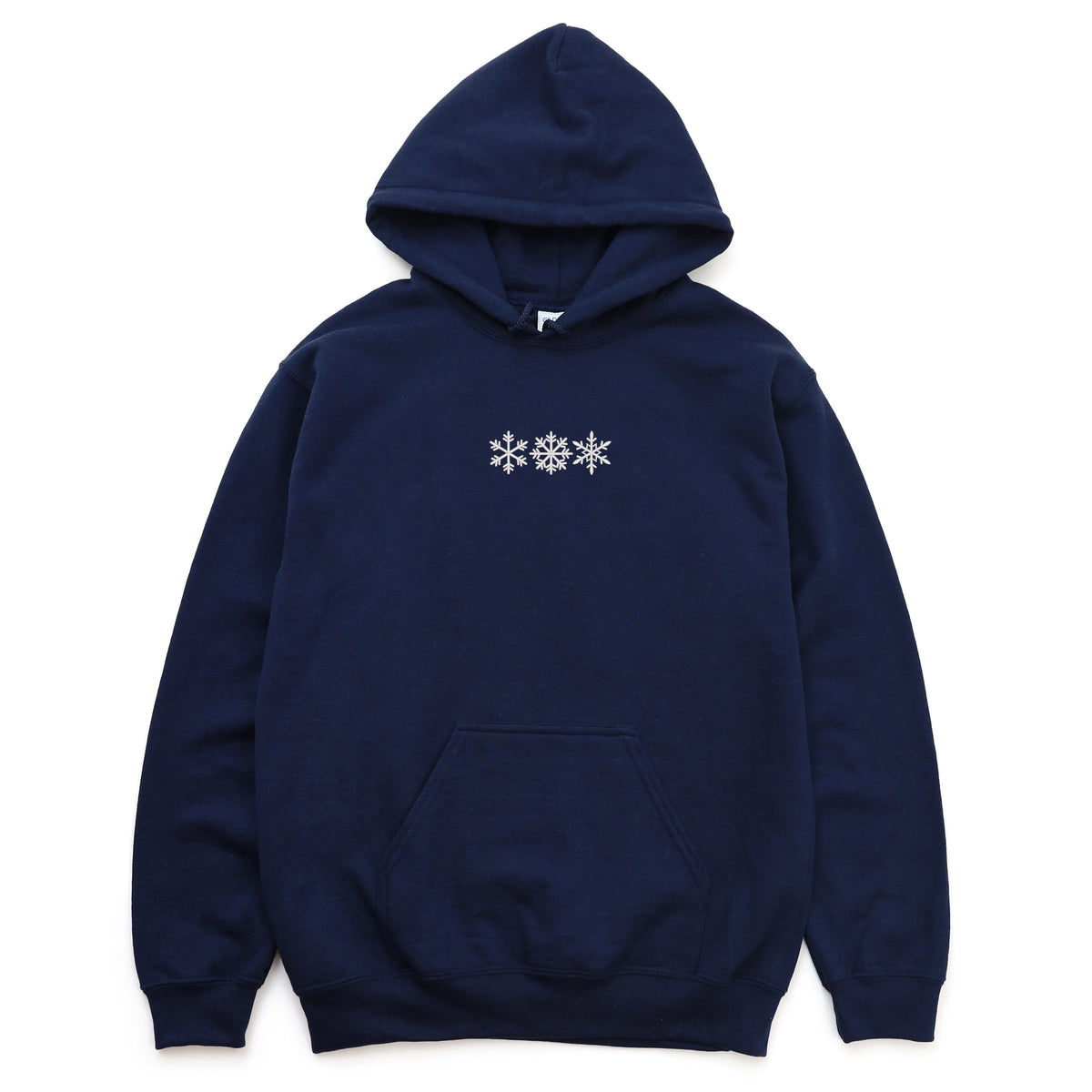 Embroidered 3 Snowflakes - Women's Graphic Hoodie