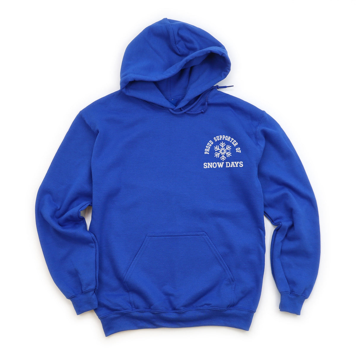 Embroidered Proud Supporter Snow Days - Women's Graphic Hoodie