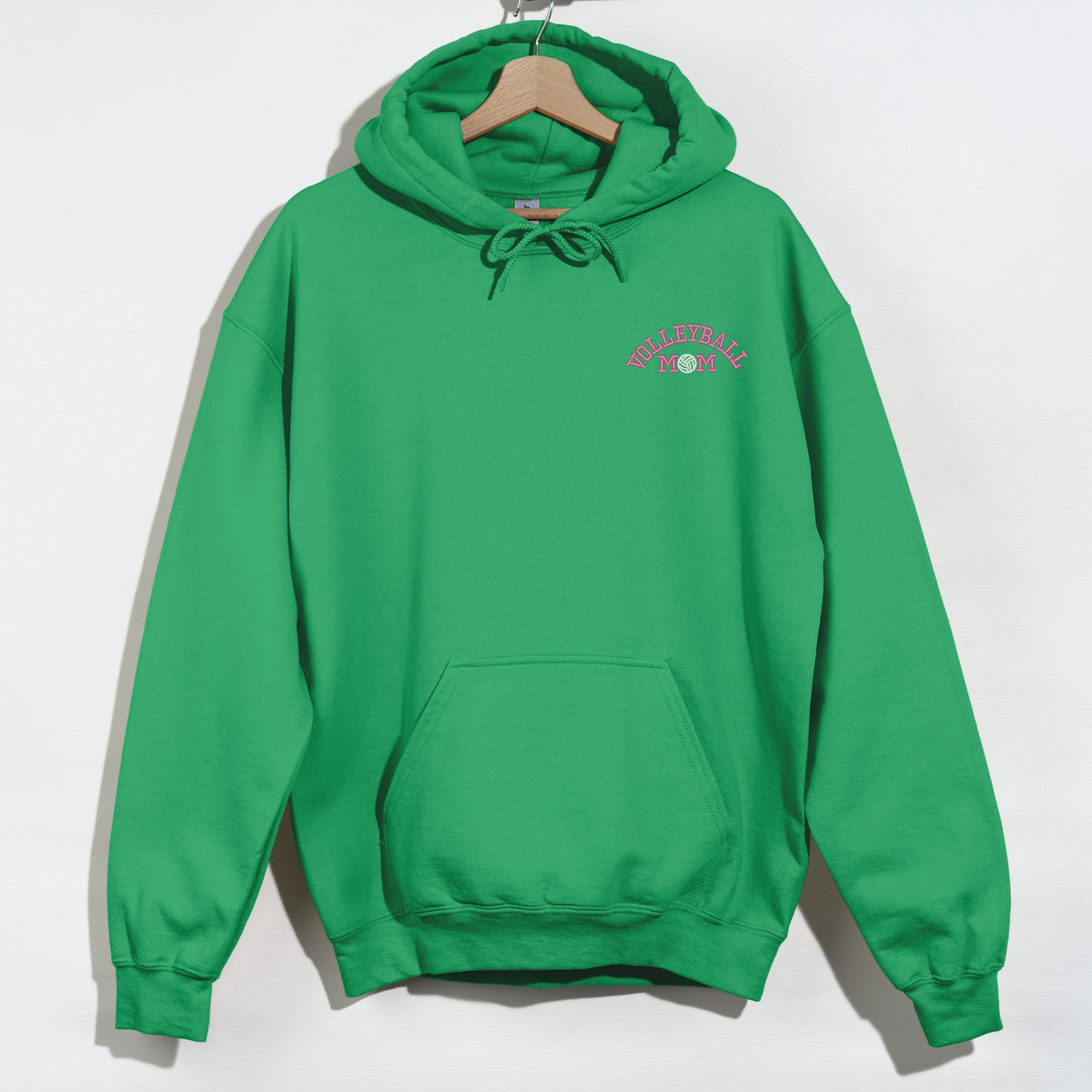 Embroidered Volleyball Mom - Women's Graphic Hoodie