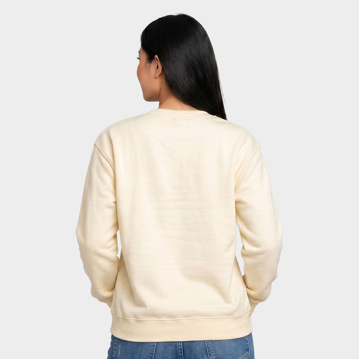 Embroidered I'd Rather Be Reading - Women's Graphic Sweatshirt
