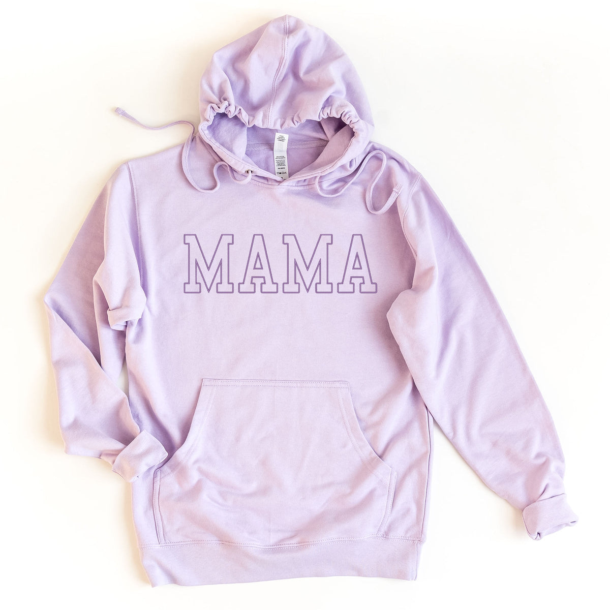 Embroidered Thin Mama Outline - Women's Graphic Hoodie