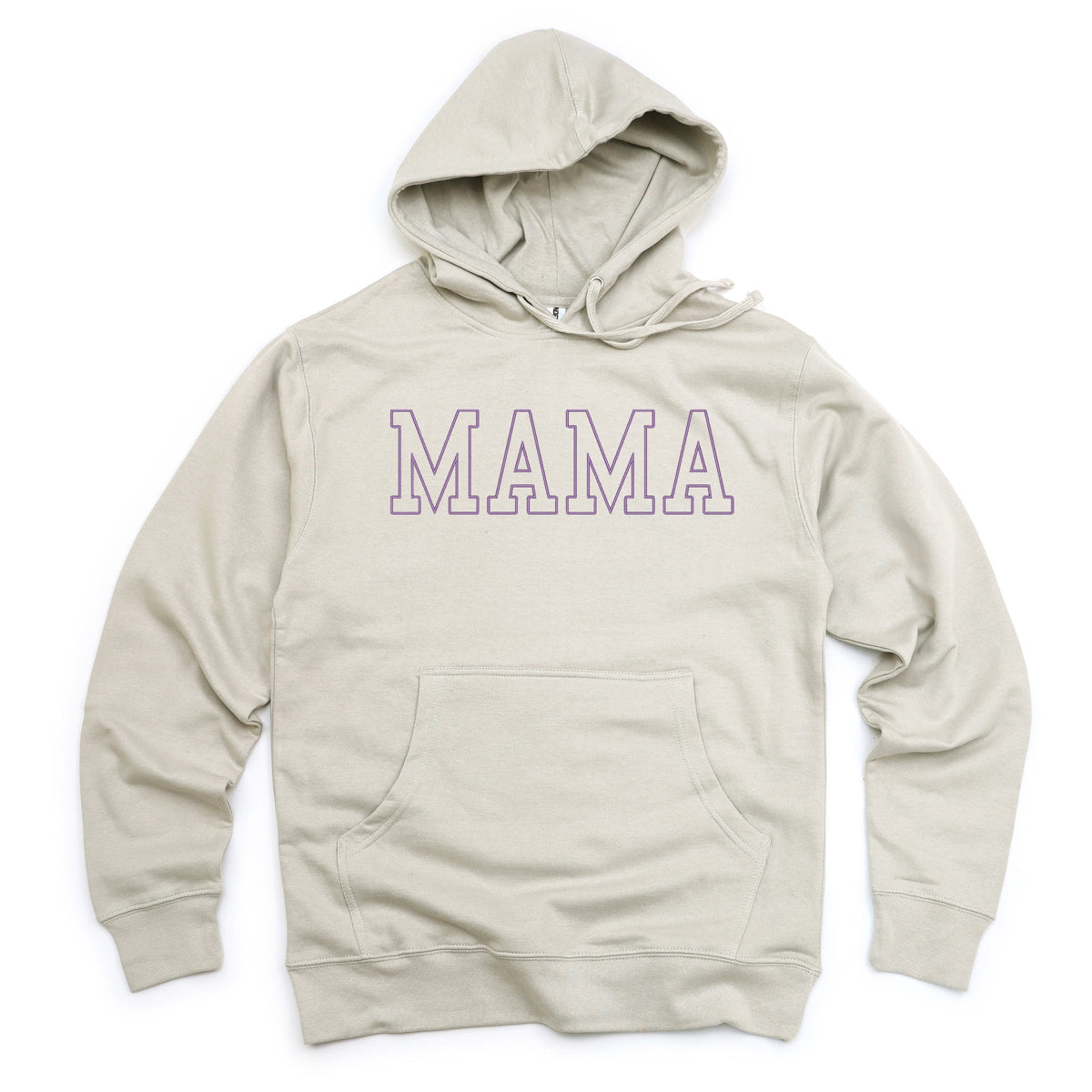 Embroidered Thin Mama Outline - Women's Graphic Hoodie