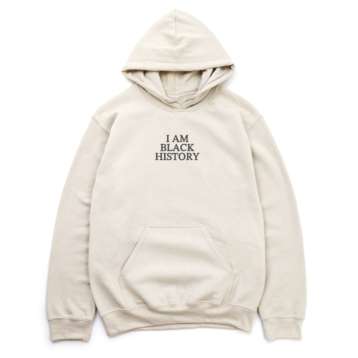 Embroidered I Am Black History - Women's Graphic Hoodie