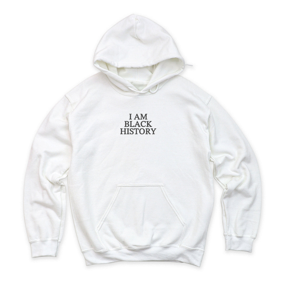 Embroidered I Am Black History - Women's Graphic Hoodie