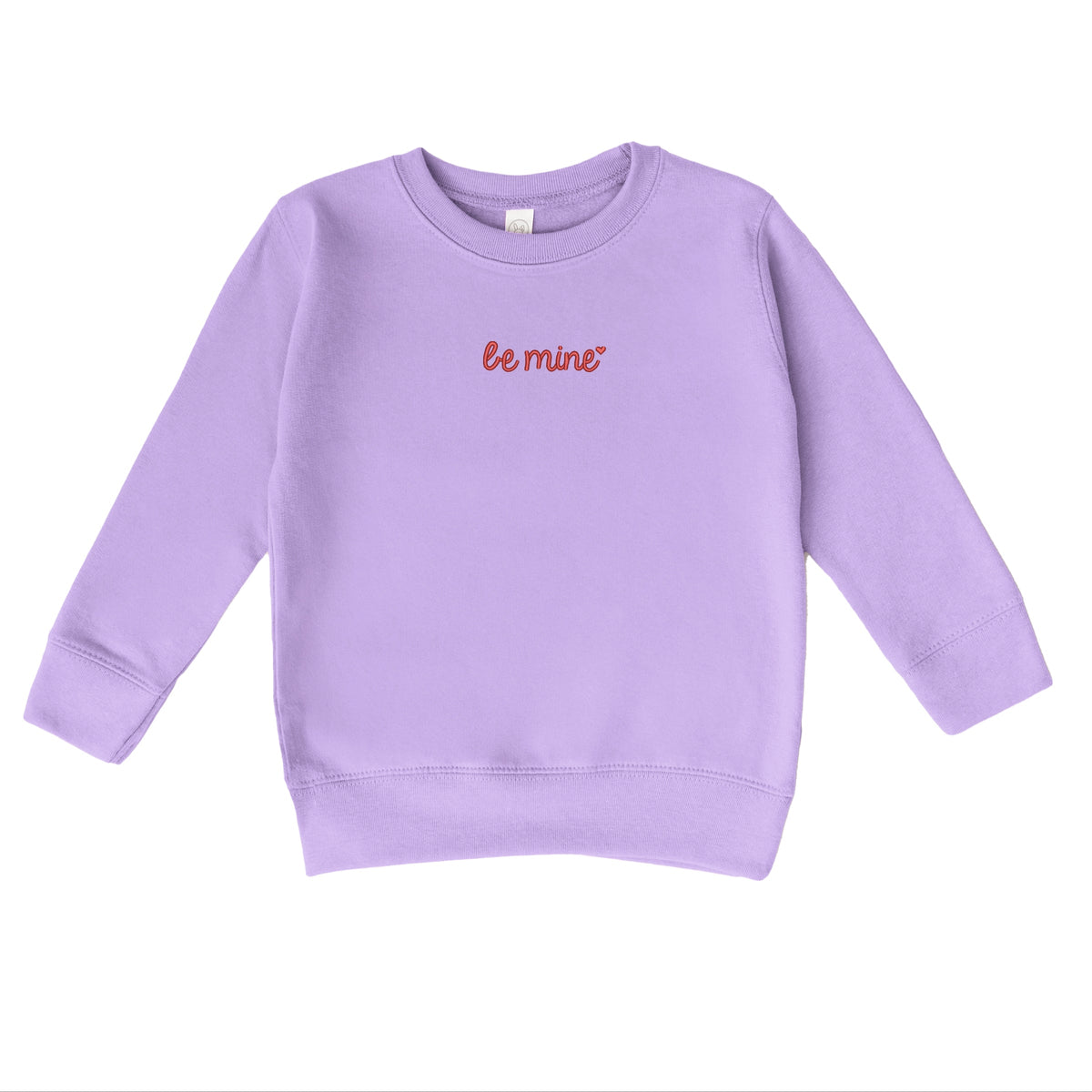 Embroidered Be Mine Heart - Toddler Graphic Sweatshirt