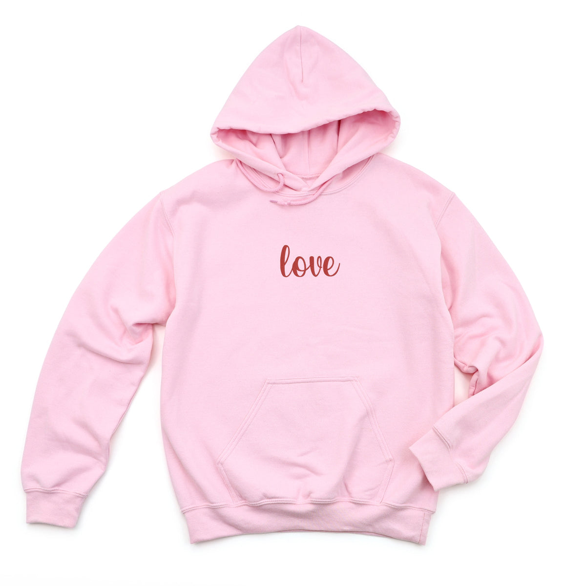 Embroidered Love Cursive - Women's Graphic Hoodie