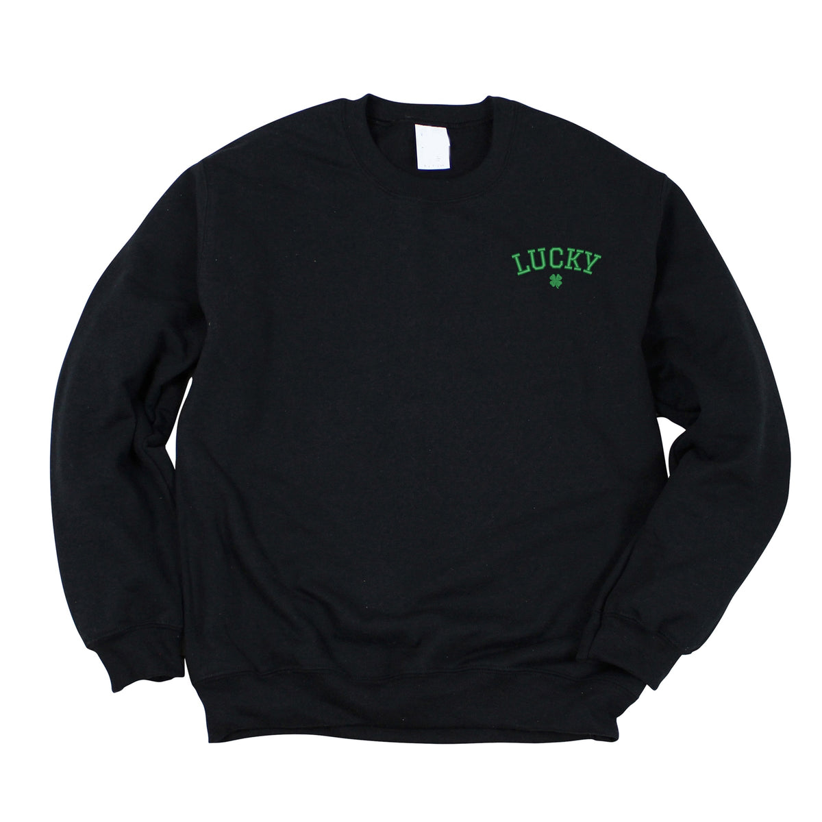 Embroidered Lucky Clover - Women's Graphic Sweatshirt