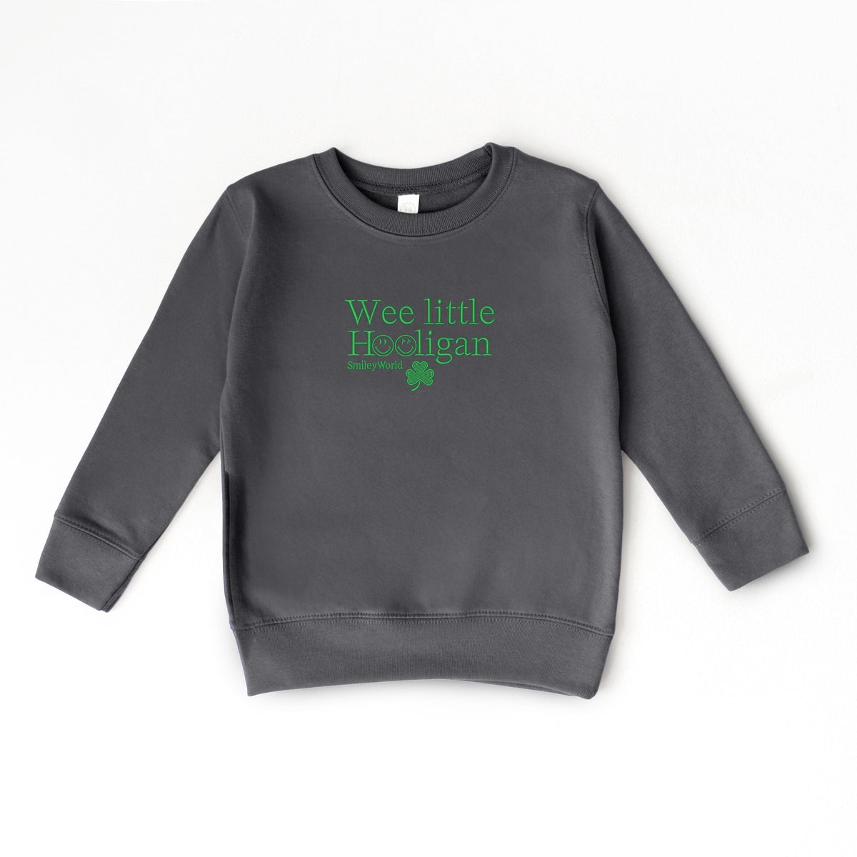 SmileyWorld Embroidered Wee Little Hooligan - Youth Graphic Sweatshirt