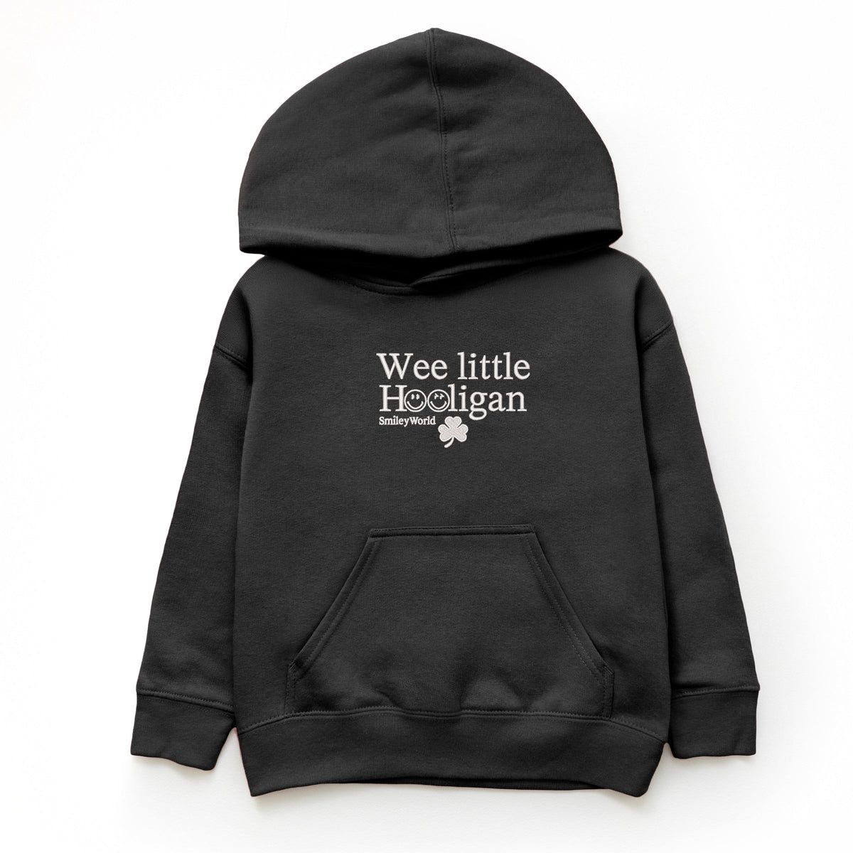 SmileyWorld Embroidered Wee Little Hooligan - Youth Graphic Hoodie