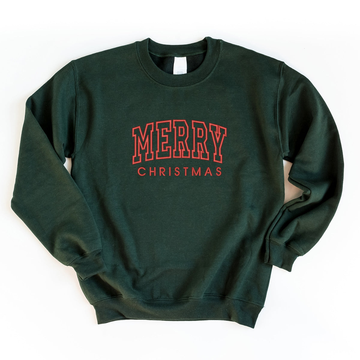 Embroidered Merry Christmas Arch - Women's Graphic Sweatshirt