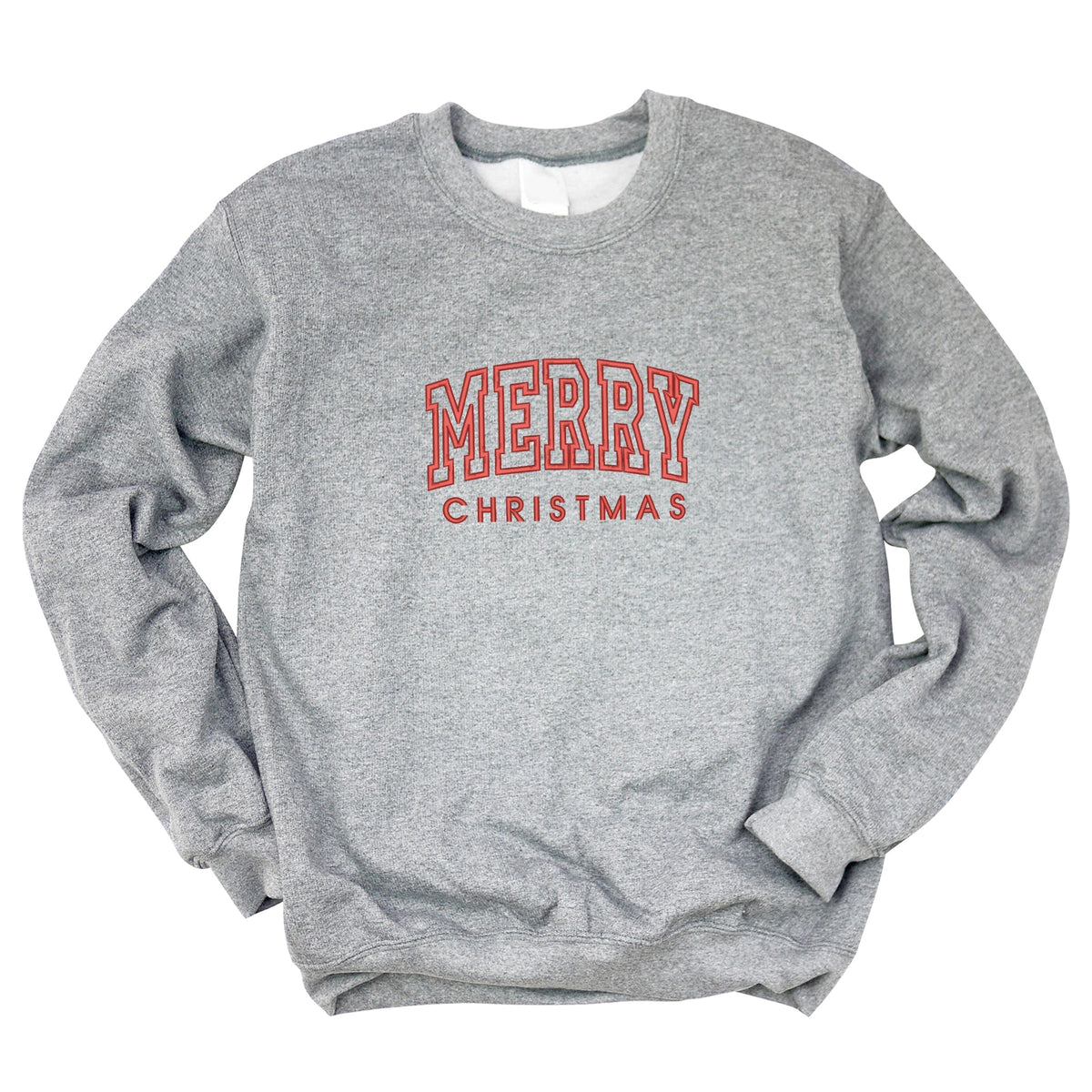 Embroidered Merry Christmas Arch - Women's Graphic Sweatshirt