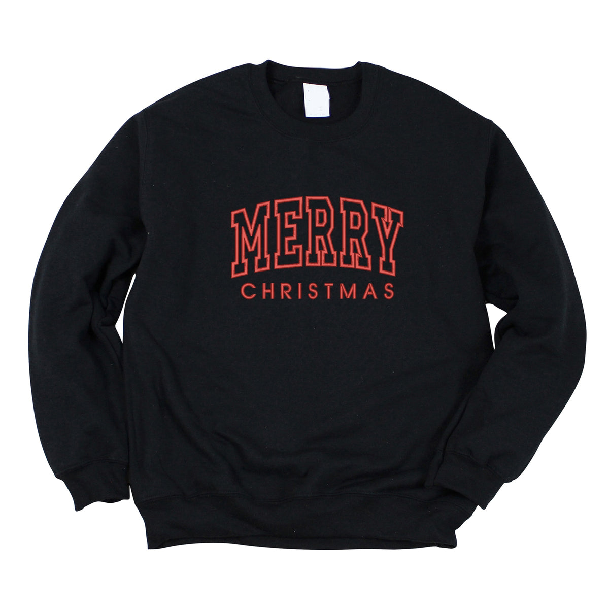 Embroidered Merry Christmas Arch - Women's Graphic Sweatshirt