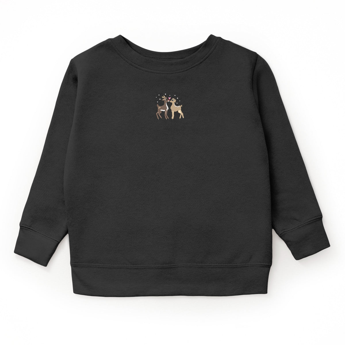 Embroidered Reindeer - Youth Graphic Sweatshirt
