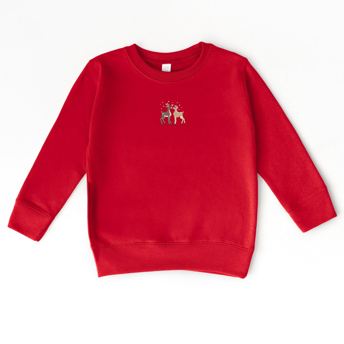 Embroidered Reindeer - Toddler Graphic Sweatshirt