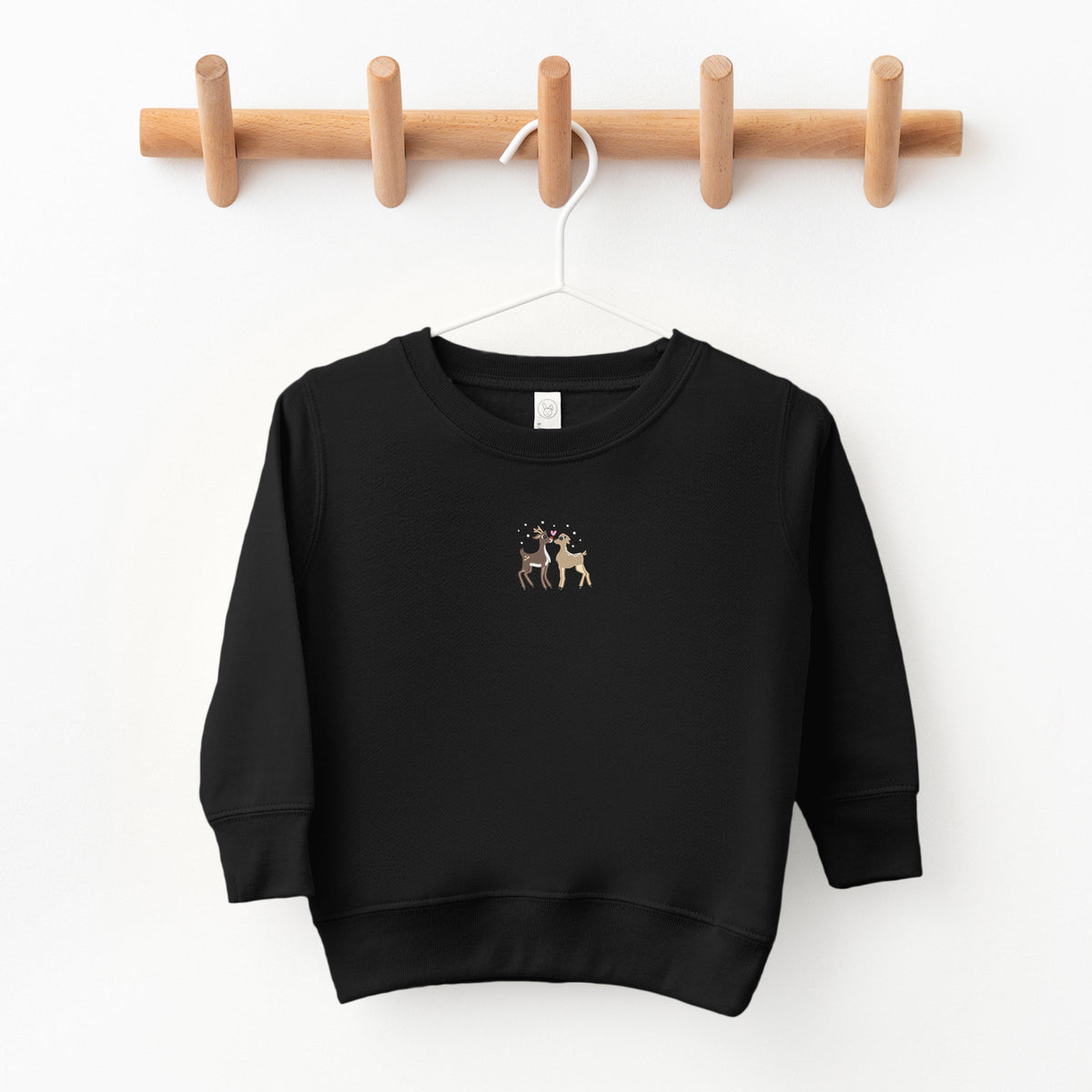 Embroidered Reindeer - Toddler Graphic Sweatshirt