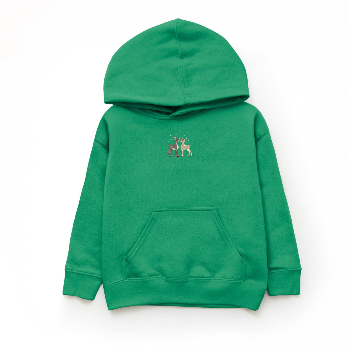 Embroidered Reindeer - Youth Graphic Hoodie