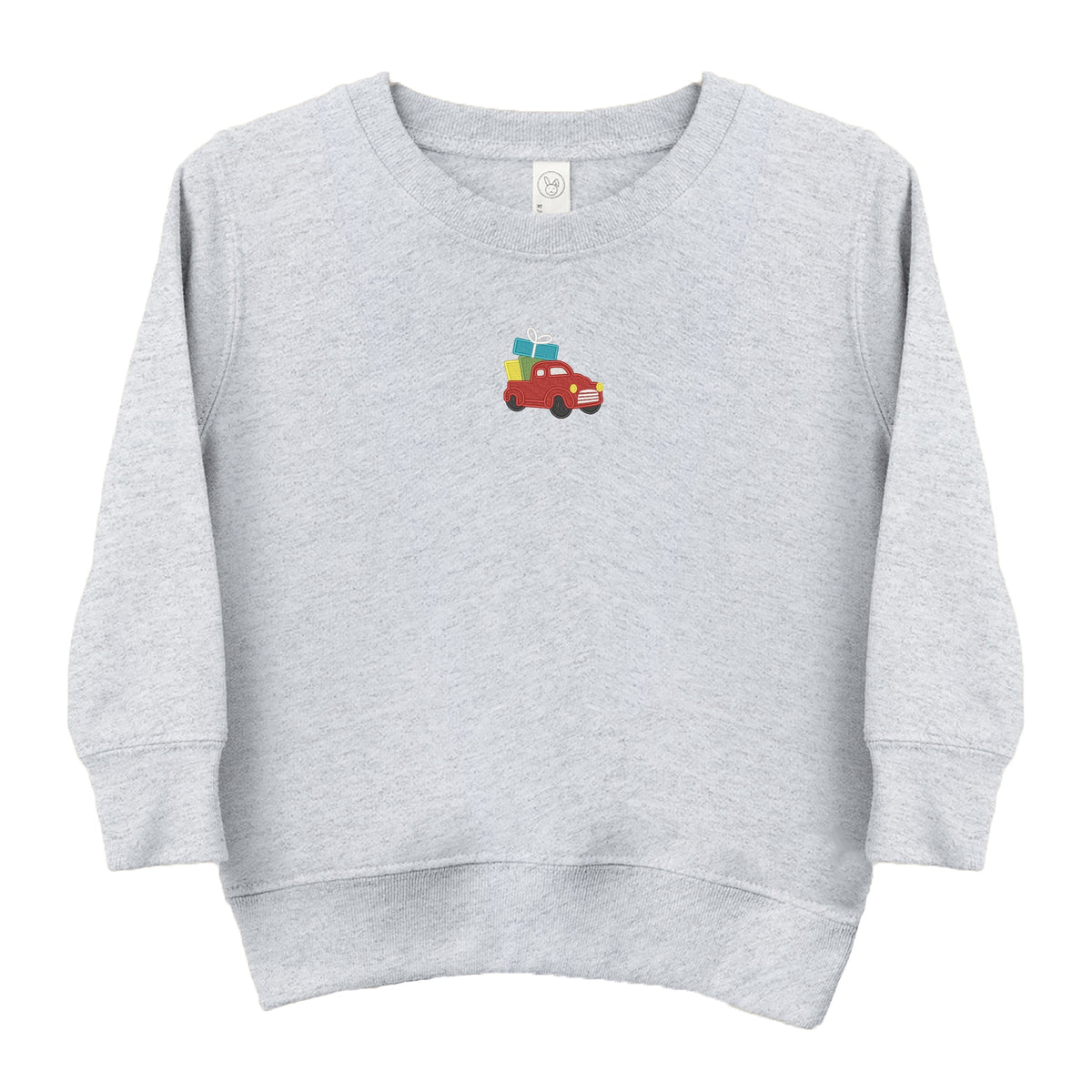 Embroidered Truck Presents - Toddler Graphic Sweatshirt