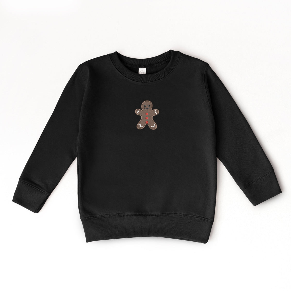 Embroidered Gingerbread Man - Toddler Graphic Sweatshirt