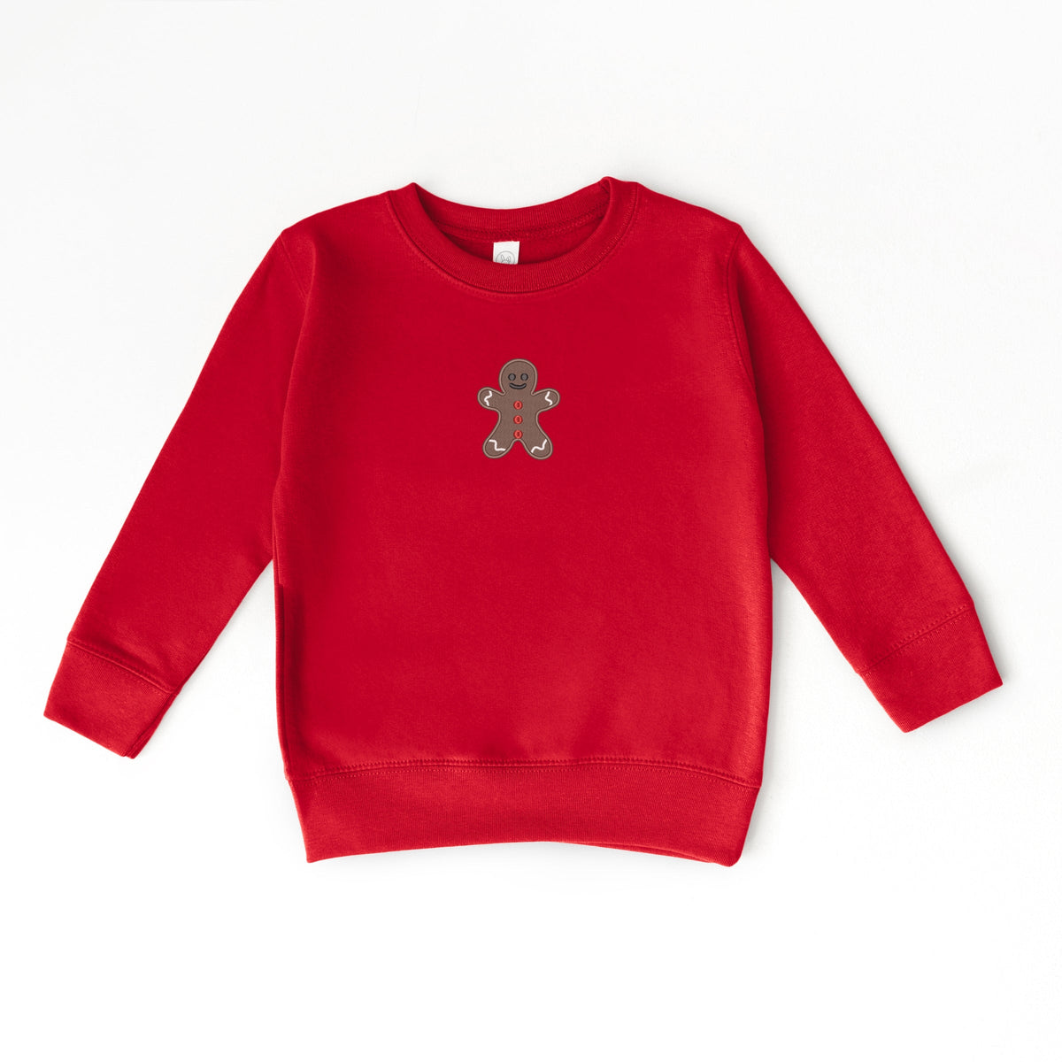 Embroidered Gingerbread Man - Toddler Graphic Sweatshirt