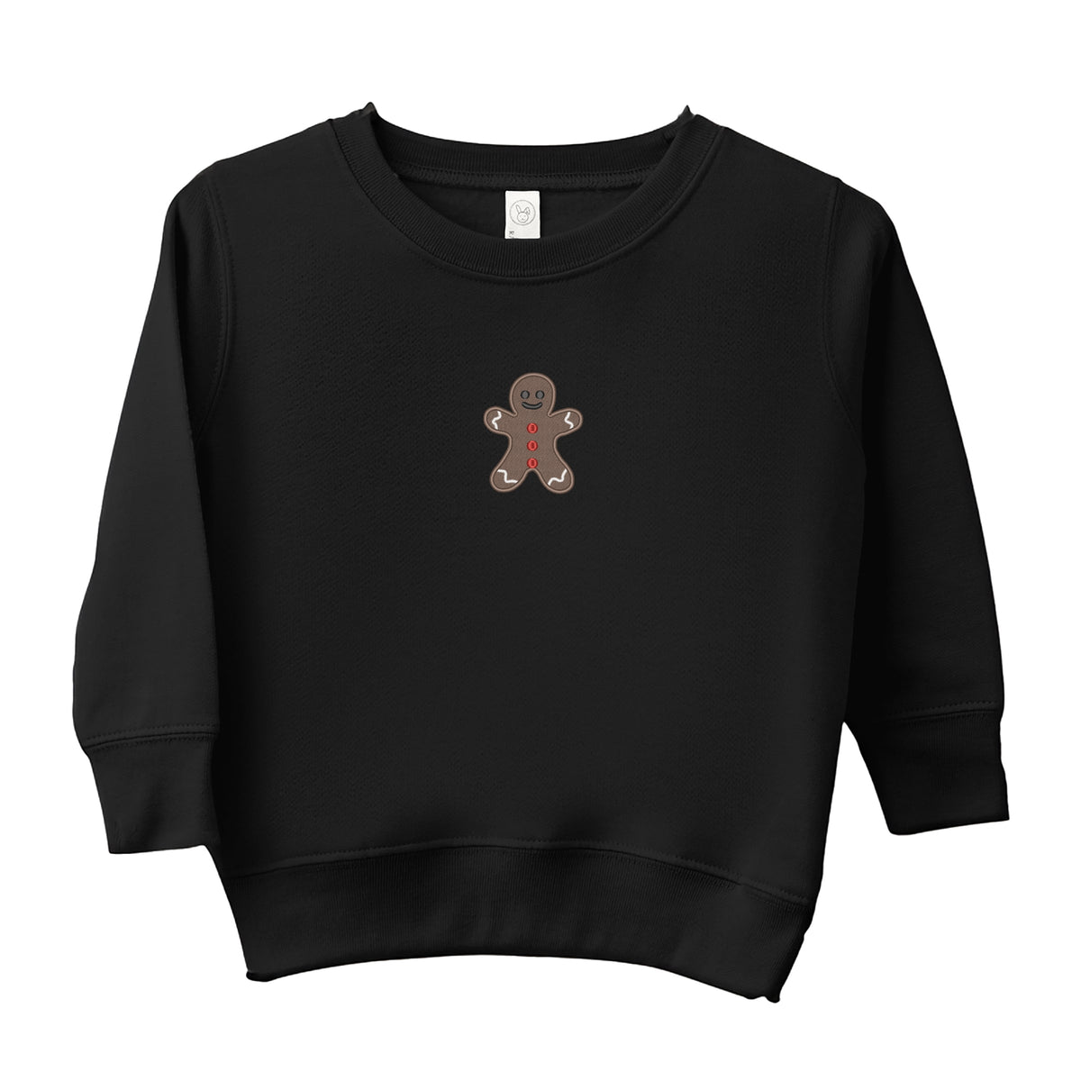 Embroidered Gingerbread Man - Toddler Graphic Sweatshirt