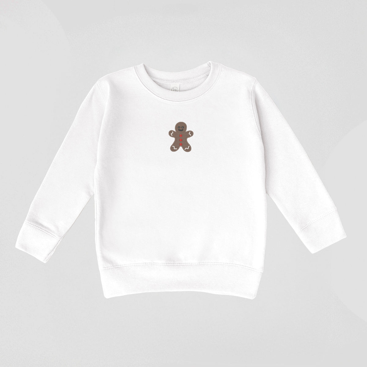 Embroidered Gingerbread Man - Toddler Graphic Sweatshirt