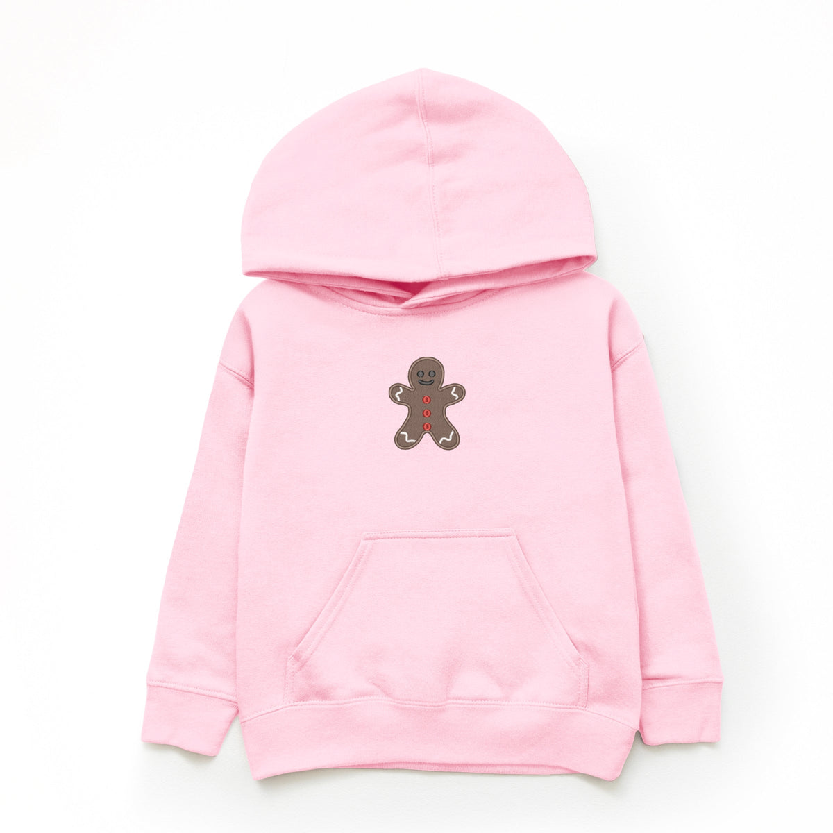 Embroidered Gingerbread Man - Youth Graphic Hoodie