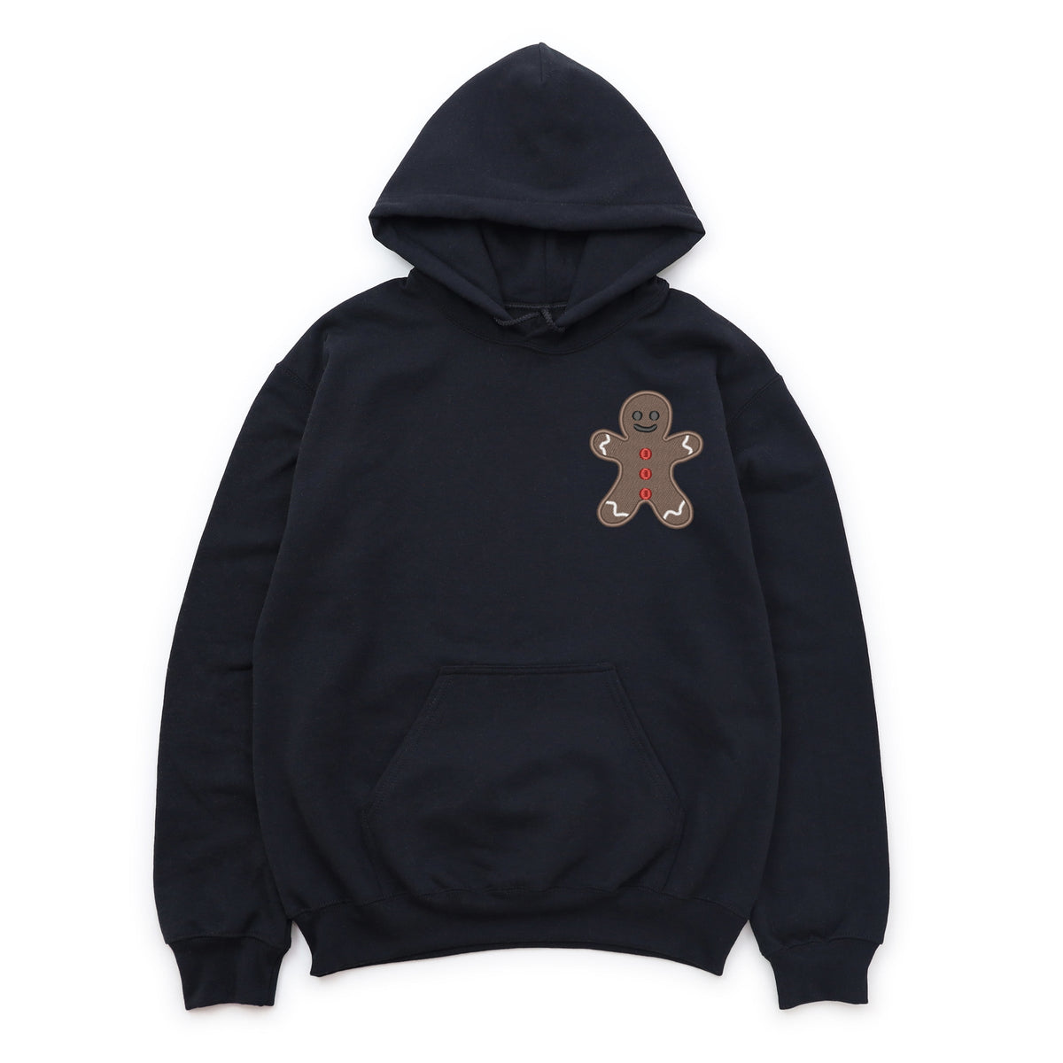 Embroidered Gingerbread Man - Women's Graphic Hoodie