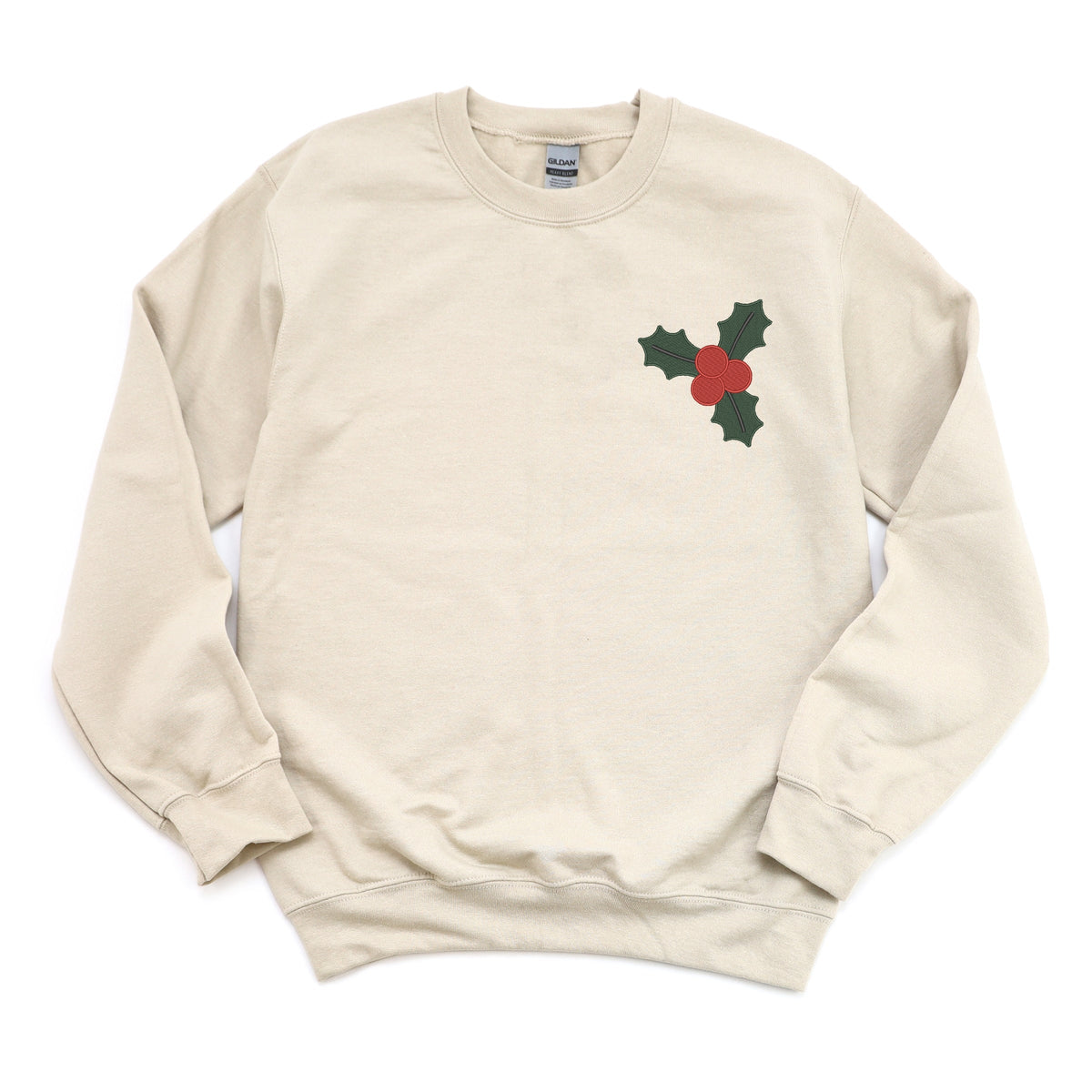 Embroidered Mistletoe - Women's Graphic Sweatshirt