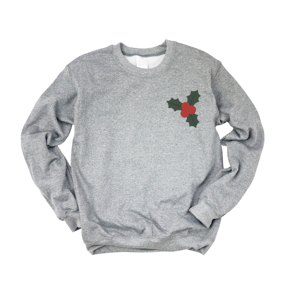Embroidered Mistletoe - Women's Graphic Sweatshirt