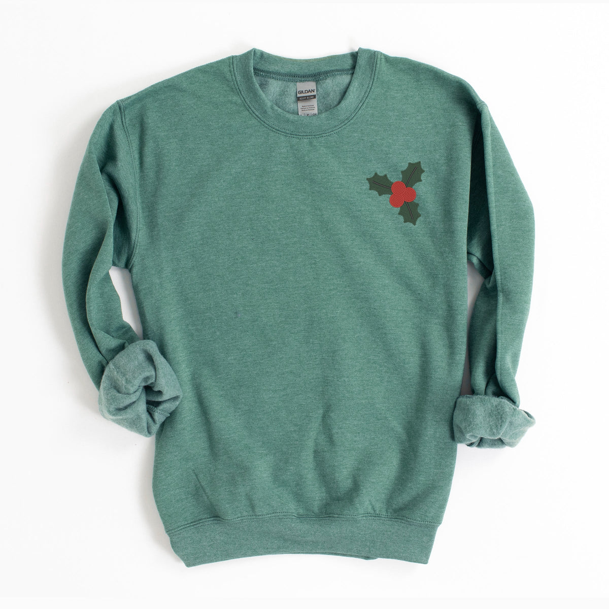 Embroidered Mistletoe - Women's Graphic Sweatshirt