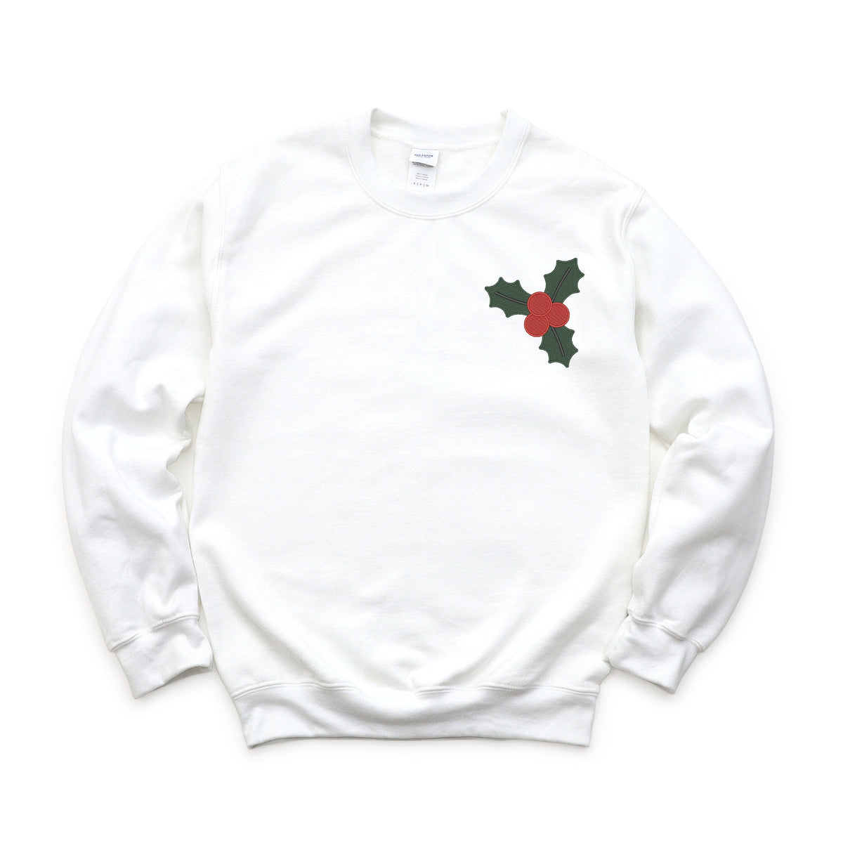 Embroidered Mistletoe - Women's Graphic Sweatshirt