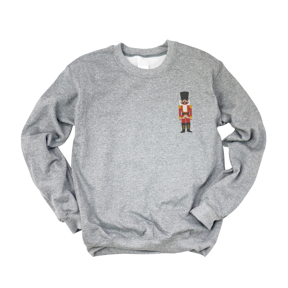 Embroidered Nutcracker - Women's Graphic Sweatshirt