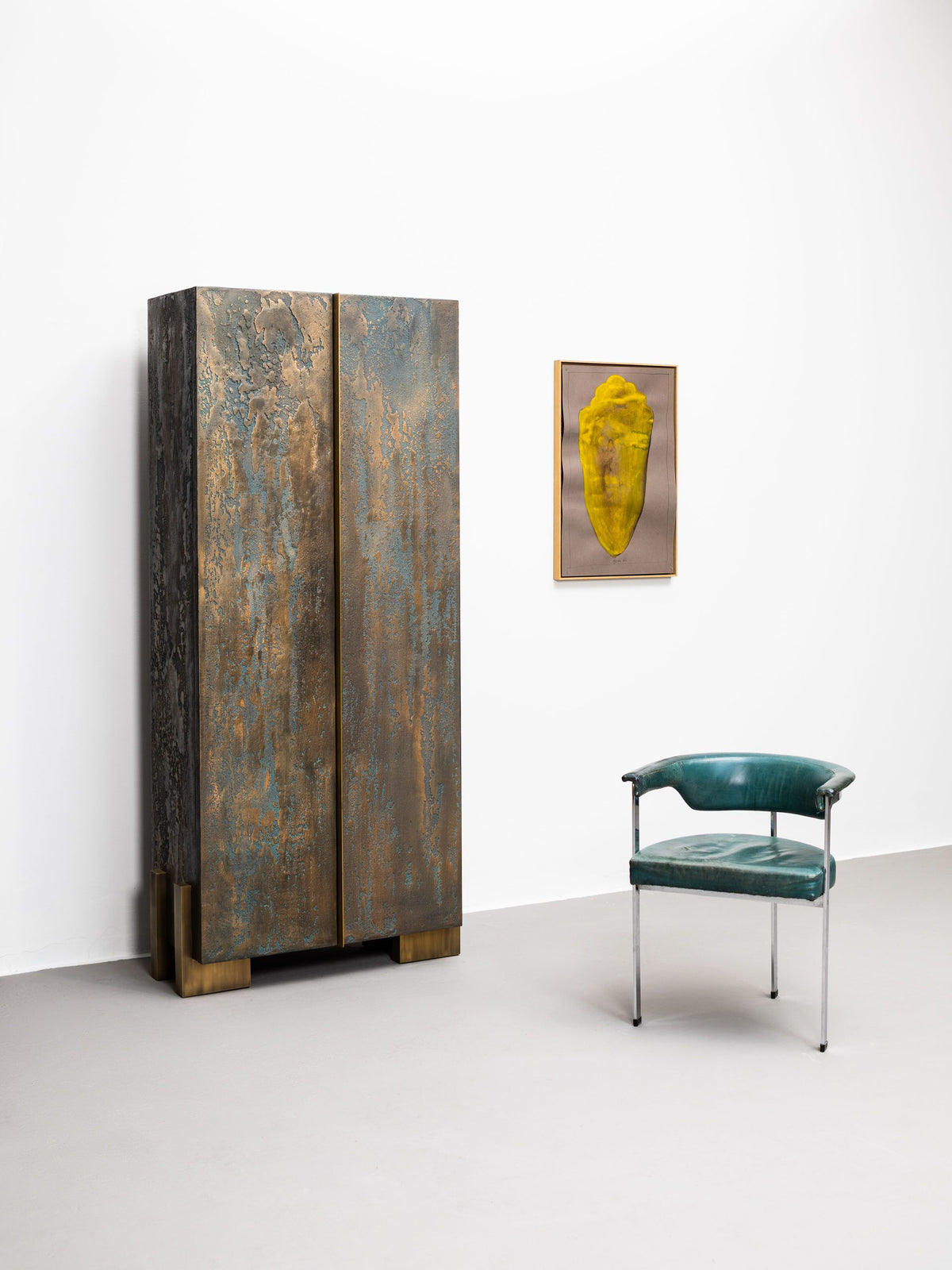 Vert De Gris Bloc Cabinet