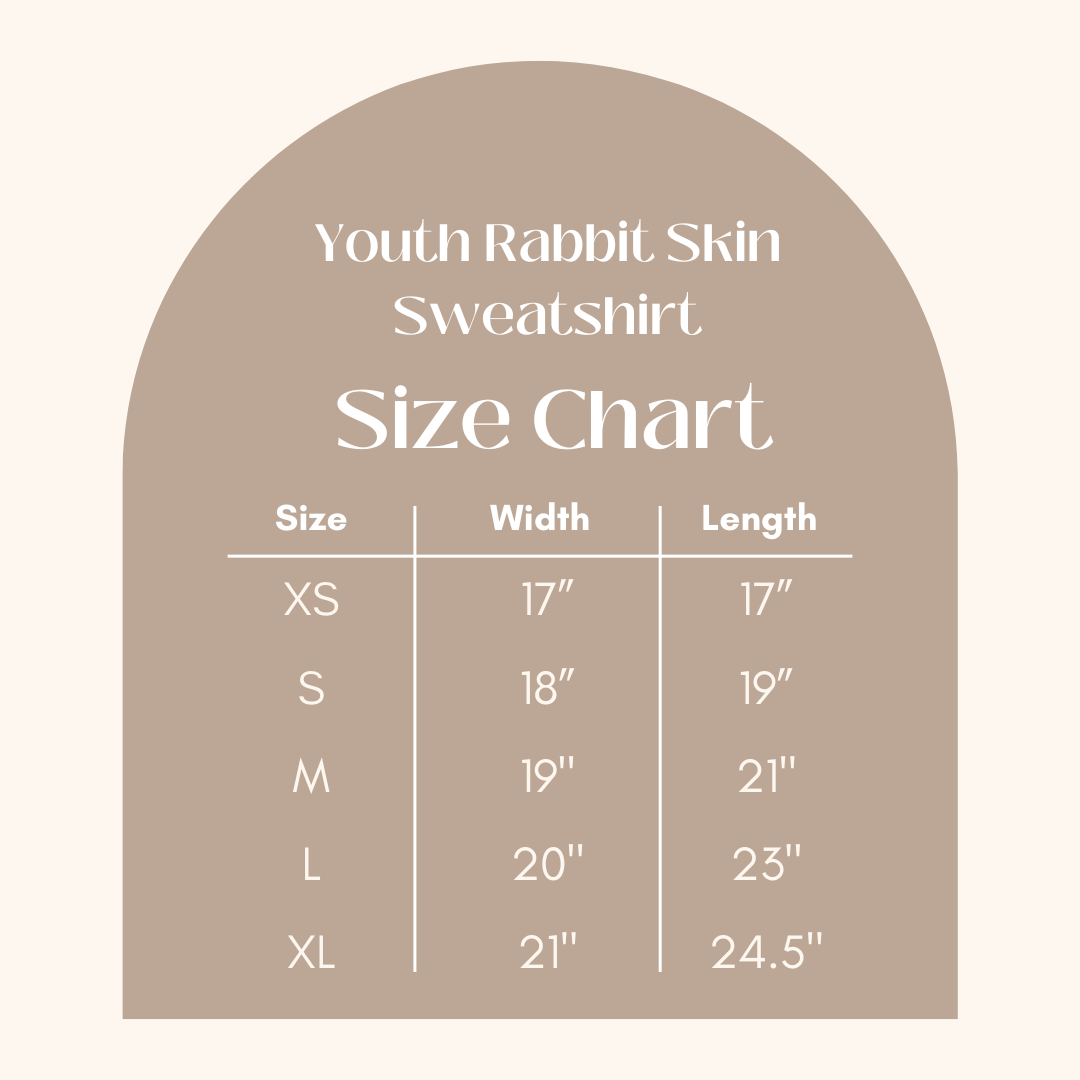 SmileyWorld Flower Outline - Youth Graphic Sweatshirt