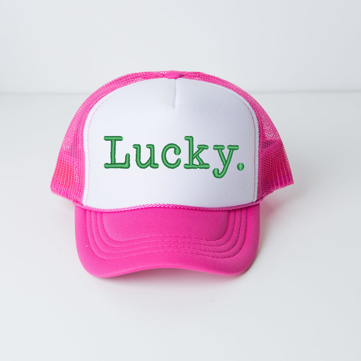 Embroidered Lucky Typewriter | Foam Trucker Hat